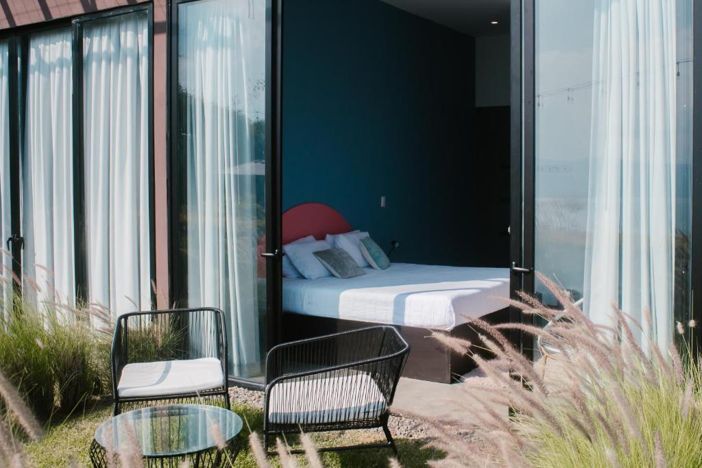 Cardedeu Hotel Lago de Coatepeque - Chambre Queen Avec Vue Sur Le Jardin