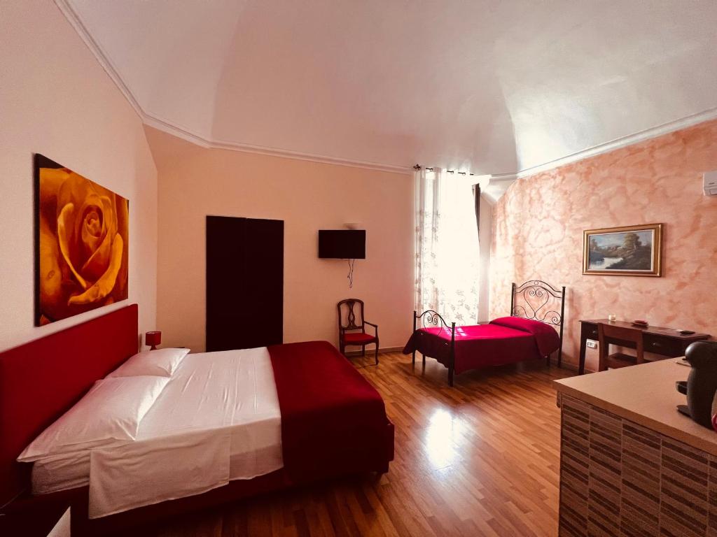 Posteľ alebo postele v izbe v ubytovaní B&B Porta Grande