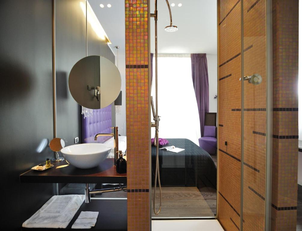 Postel nebo postele na pokoji v ubytování Hotel In - Lounge Room
