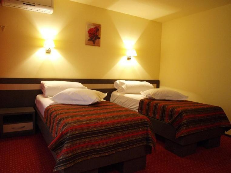 Postel nebo postele na pokoji v ubytování Hotel Dana