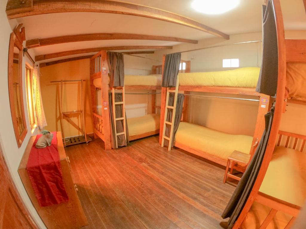 Postel nebo postele na pokoji v ubytování Anata Hostal