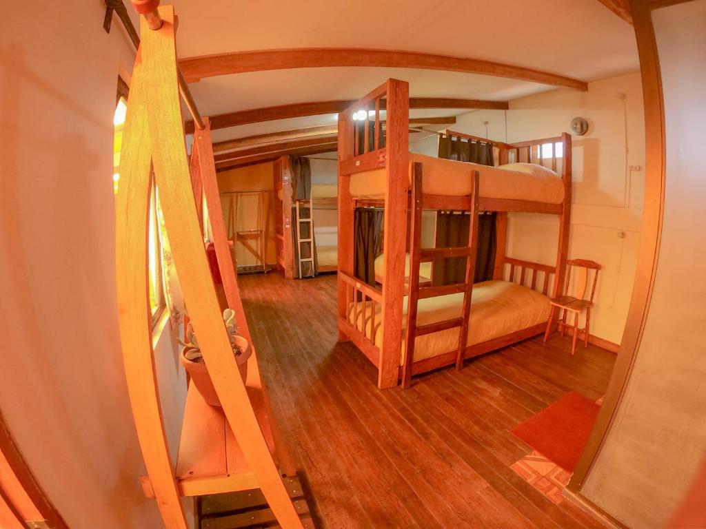 Postel nebo postele na pokoji v ubytování Anata Hostal
