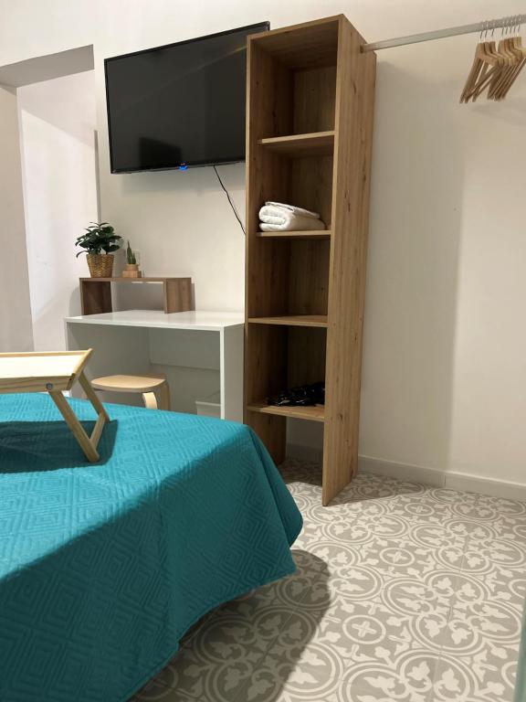 TV a/nebo společenská místnost v ubytování Casa la cava