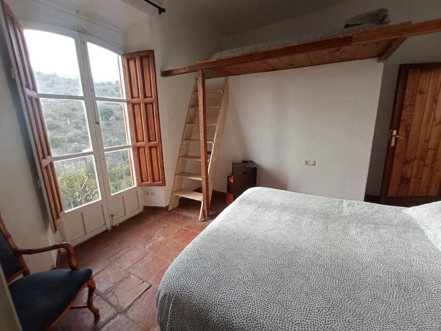 Postel nebo postele na pokoji v ubytování Villa con preciosas vista a Málaga capital