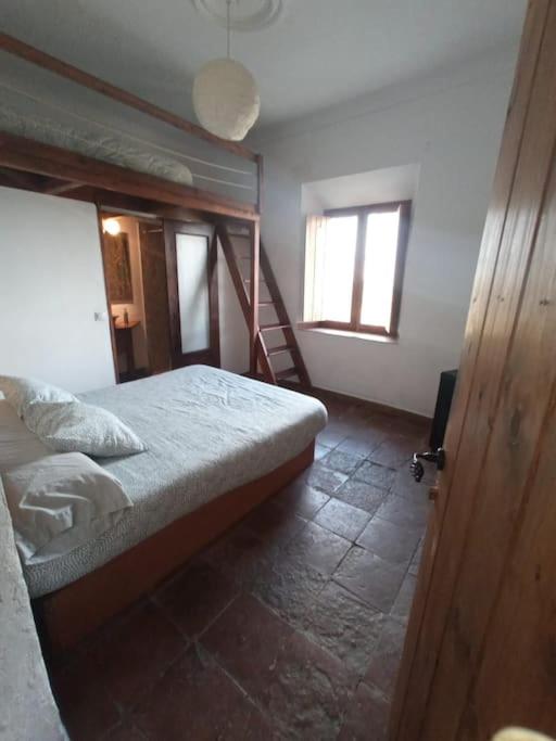 Postel nebo postele na pokoji v ubytování Villa con preciosas vista a Málaga capital