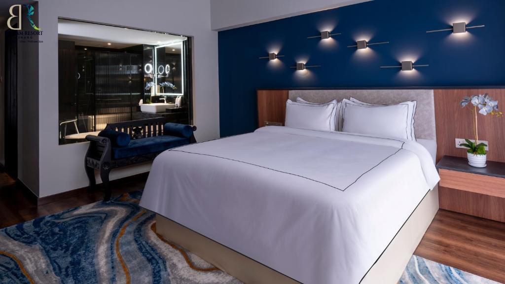 Postel nebo postele na pokoji v ubytování Bertam Resort,Penang