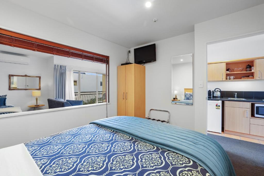 Kuchyň nebo kuchyňský kout v ubytování Lorenzo Motor Lodge