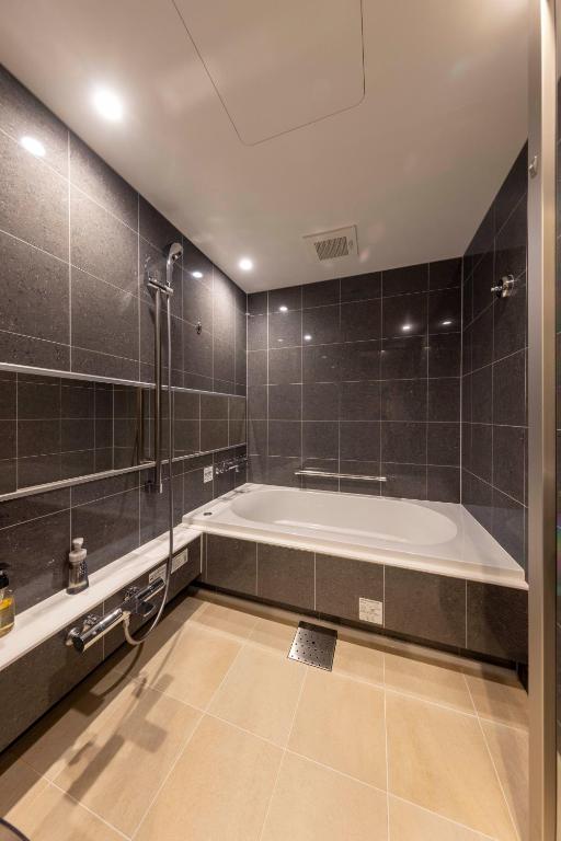 Koupelna v ubytování Hotel Granbinario Tsuruga