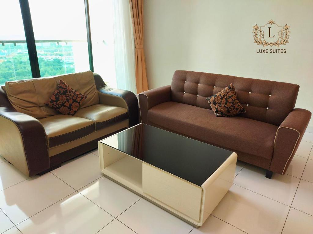 Posezení v ubytování Luxe Suites at Skyloft