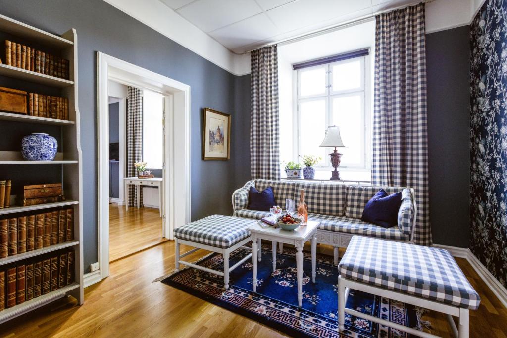 Posezení v ubytování Vadstena Klosterhotell Konferens & Spa