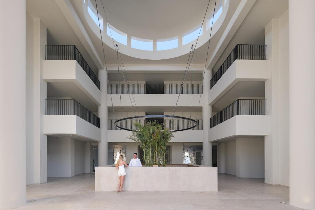 a rendering of the lobby of the building at Serry Beach Resort in Hurghada