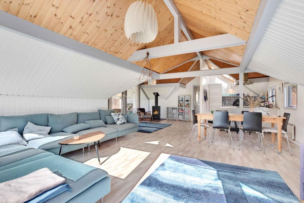 Χώρος καθιστικού στο Holiday Home With Wood-Burning Stove And Pavilion