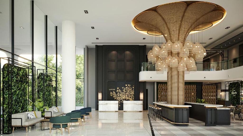 Posezení v ubytování Luminor Hotel Padjadjaran Bogor by WH