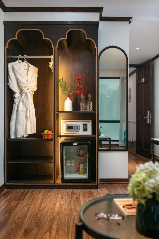 Kuchyň nebo kuchyňský kout v ubytování Media Central Hotel & Spa