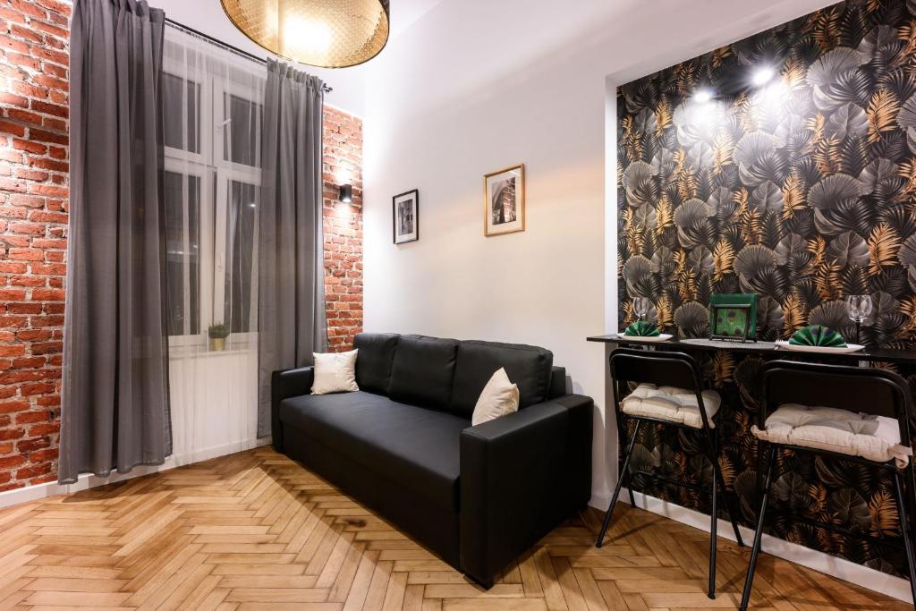 Istumisnurk majutusasutuses DIETLA 99 APARTMENTS - IDEAL LOCATION - in the heart of Krakow