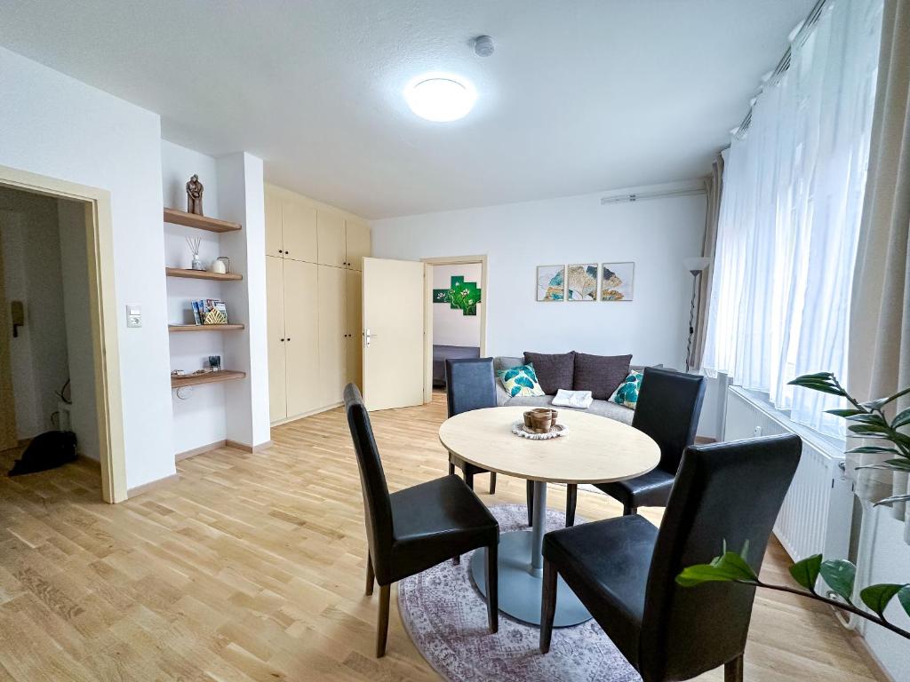 Posezení v ubytování Wohnung zum Wohlfühlen!