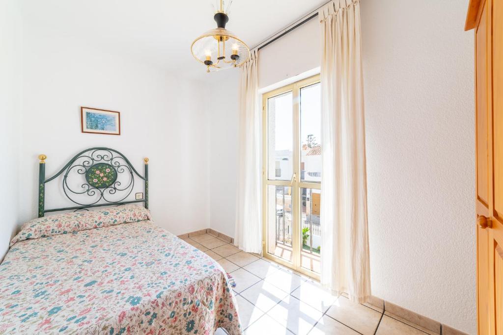 Posteľ alebo postele v izbe v ubytovaní Casa Rural La Buganvilla