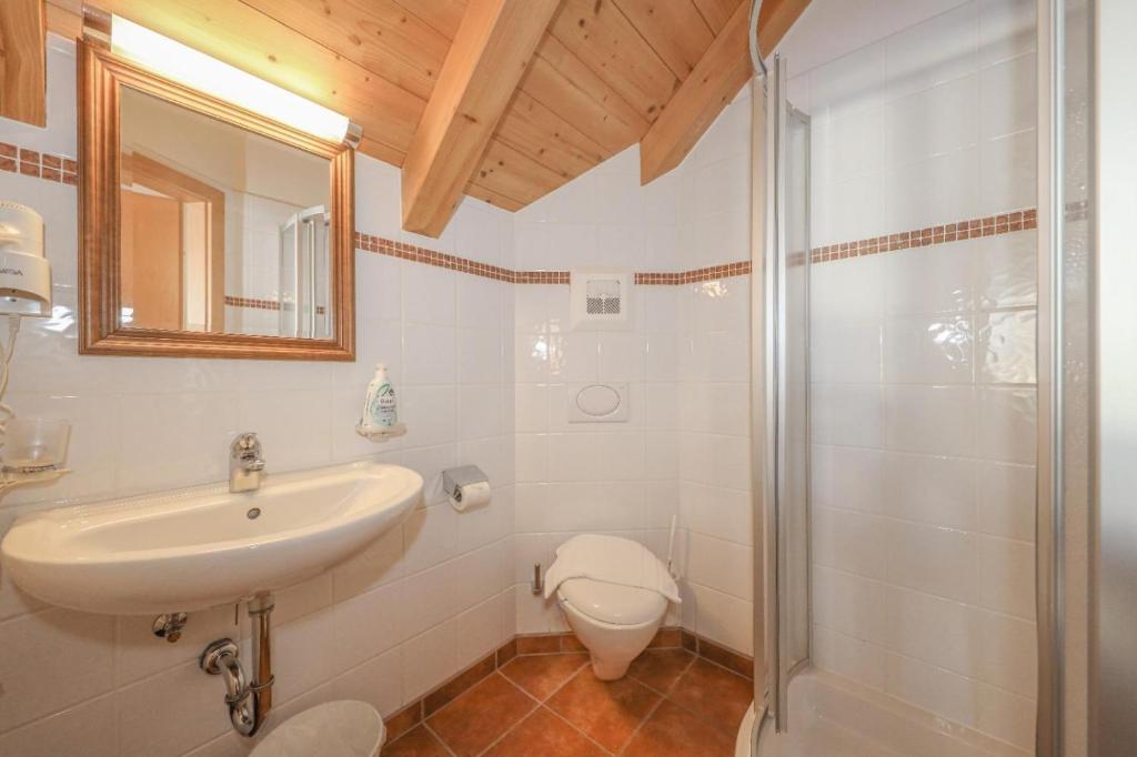 Koupelna v ubytování Appartementhaus Chalet Alpina