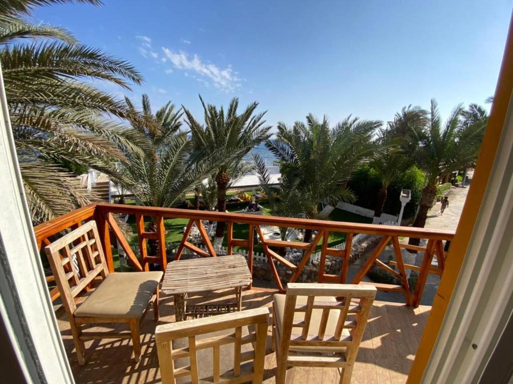 Balkón nebo terasa v ubytování Lidia Dahab Hotel and Restaurant