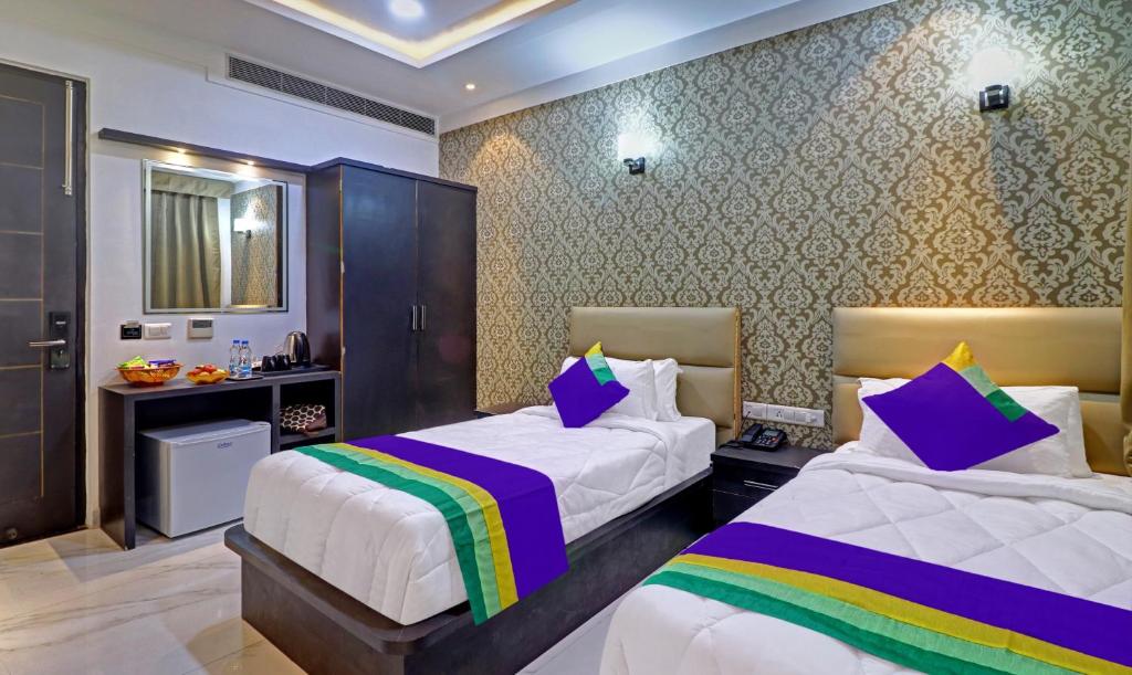 Postel nebo postele na pokoji v ubytování Hotel Green View