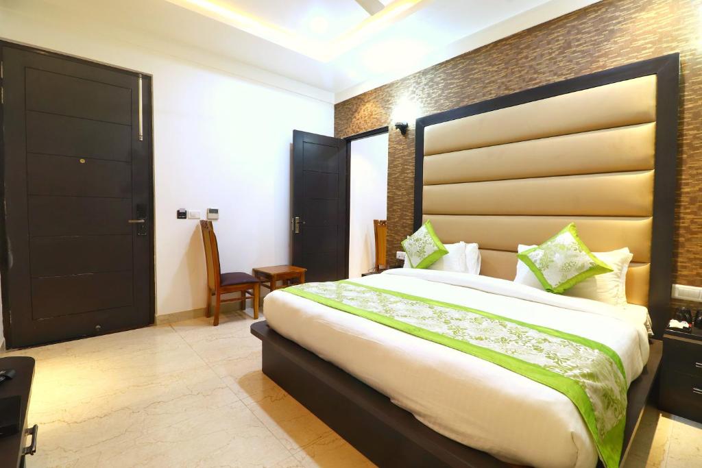 Postel nebo postele na pokoji v ubytování Hotel Green View