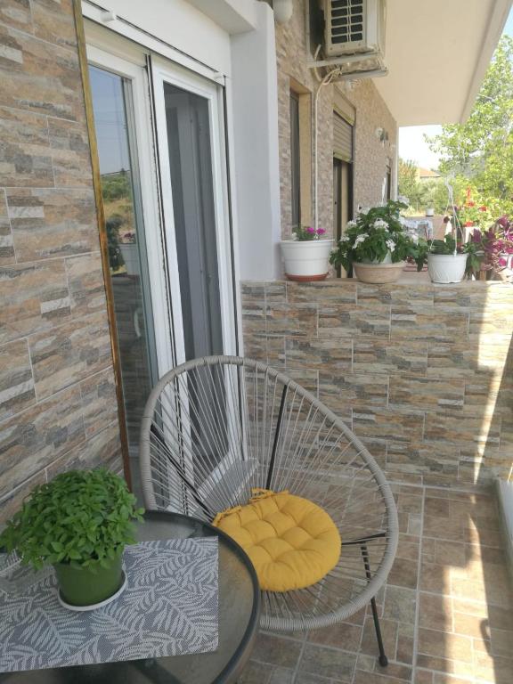 Balkón nebo terasa v ubytování Little Hause
