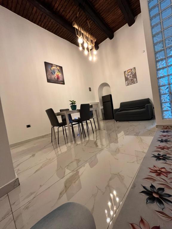 Posezení v ubytování casa esmeralda
