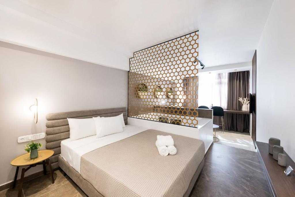 Postel nebo postele na pokoji v ubytování Porto Sea View Apartments