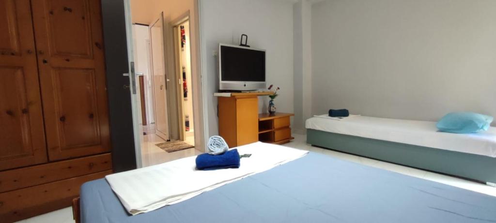 Postel nebo postele na pokoji v ubytování Little Hause