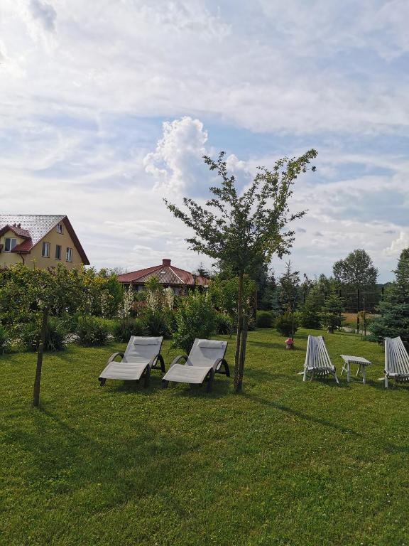 Vonkajšia záhrada v ubytovaní Rezydencja Pod Pieprzówkami