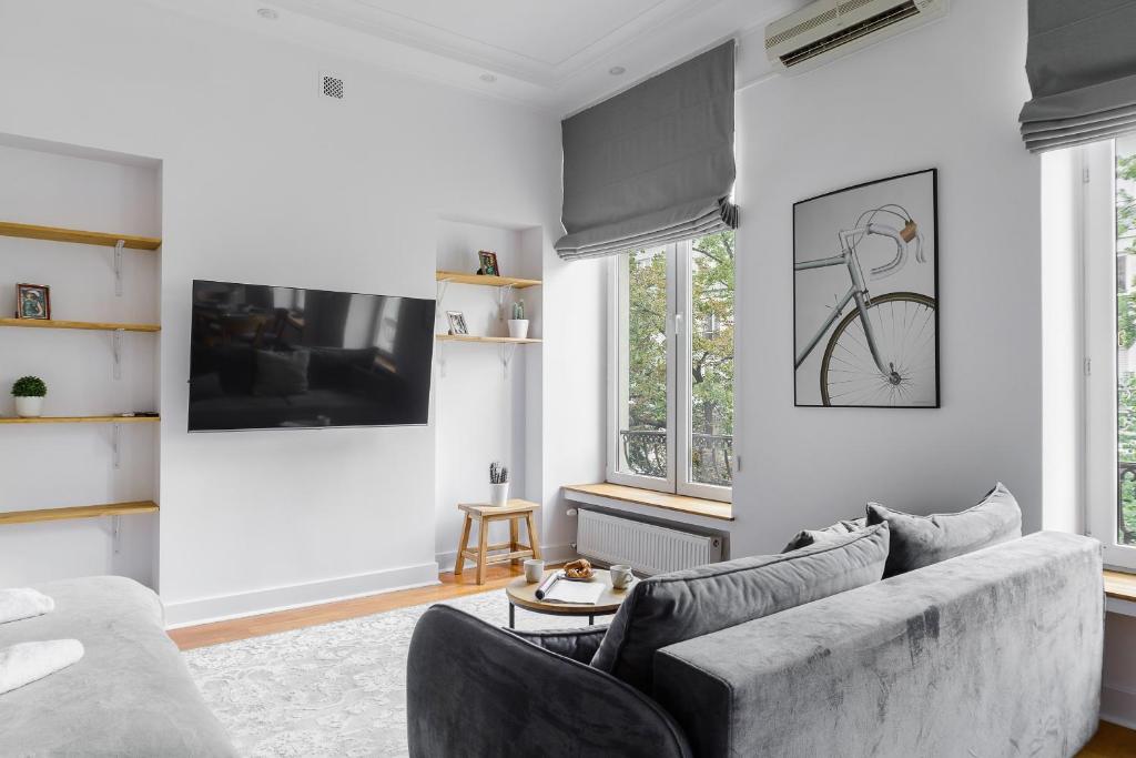 Televízia a/alebo spoločenská miestnosť v ubytovaní P&O Apartments Warecka Street