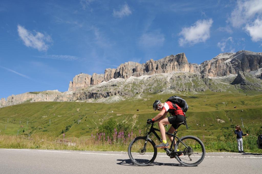 Jízda na kole v ubytování Dolomites Base Camp Hotel Olympia nebo okolí
