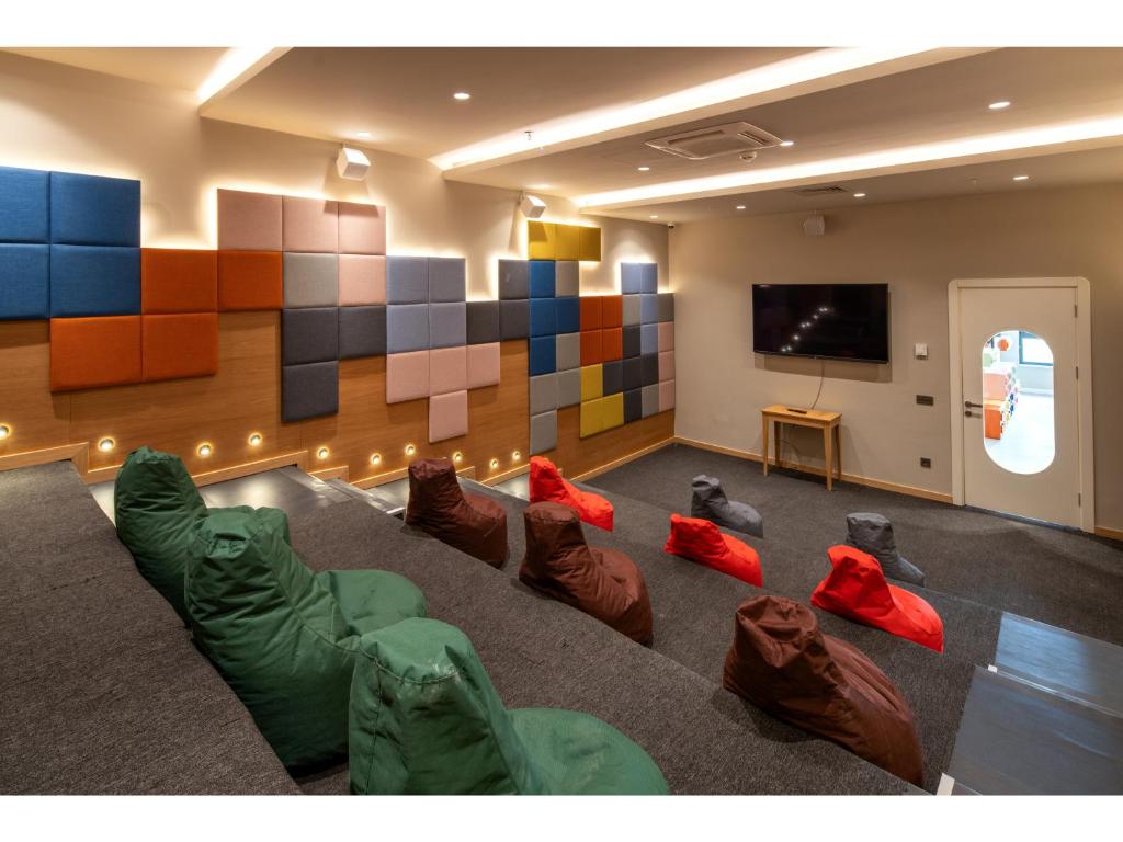 TV a/nebo společenská místnost v ubytování Swandor Hotels & Resorts - Kemer