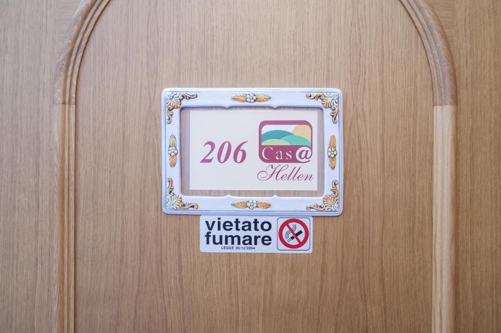 Certifikát, hodnocení, plakát nebo jiný dokument vystavený v ubytování Casa Hellen