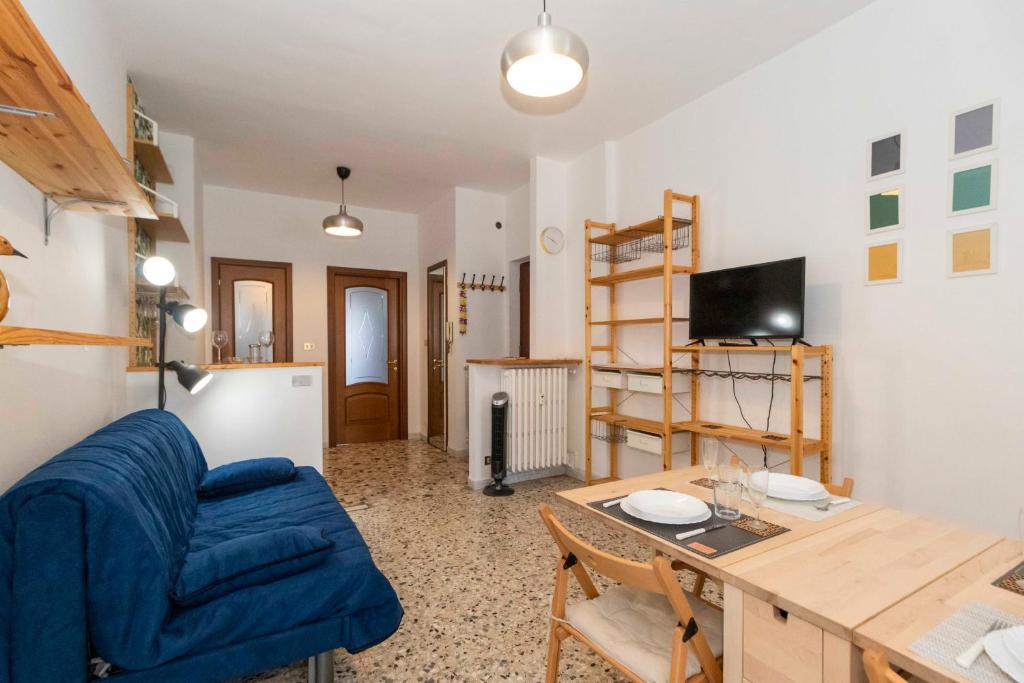TV a/nebo společenská místnost v ubytování Torino Pitagora Functional Flat