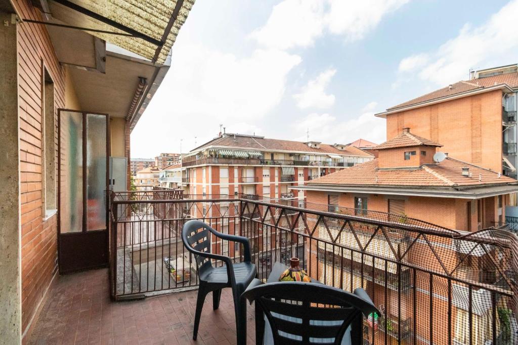 Balkón nebo terasa v ubytování Torino Pitagora Functional Flat