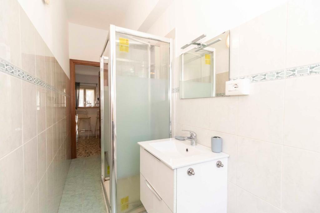 Koupelna v ubytování Torino Pitagora Functional Flat