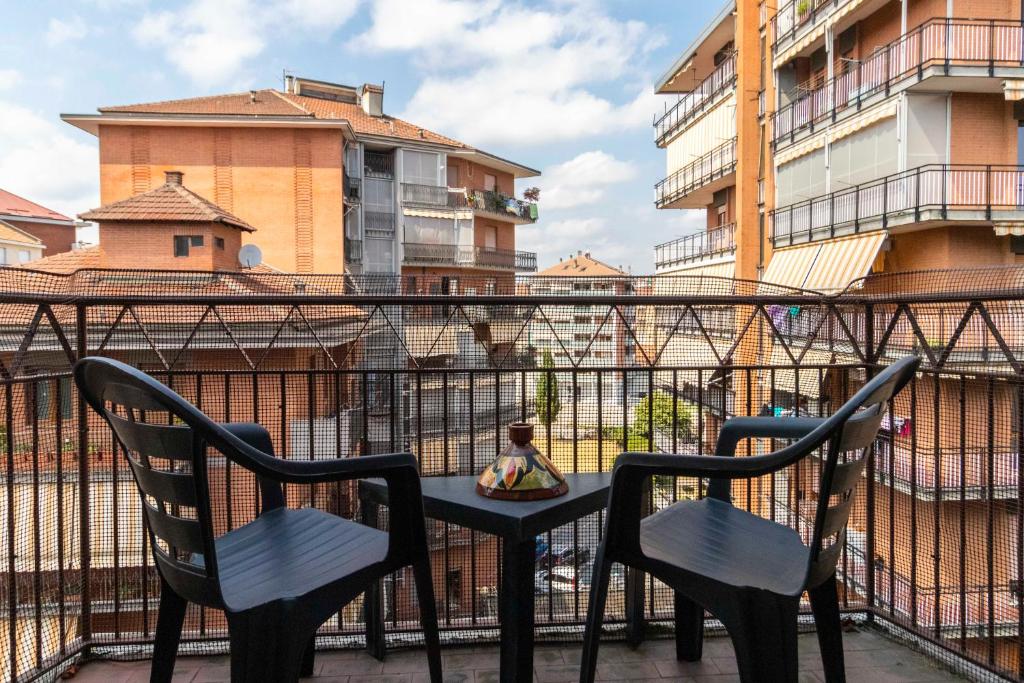 Balkón nebo terasa v ubytování Torino Pitagora Functional Flat