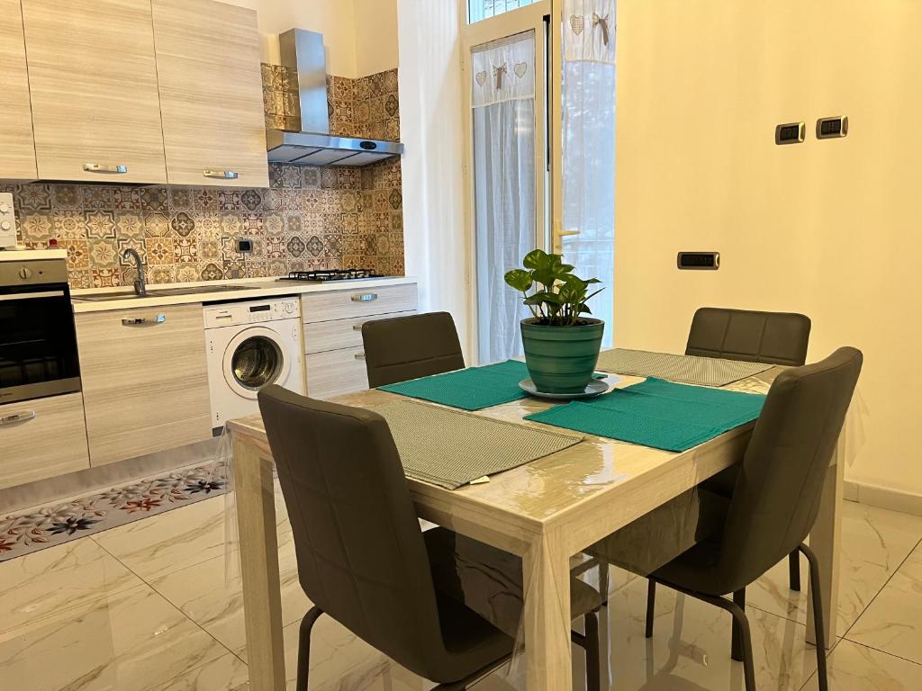 Kuchyň nebo kuchyňský kout v ubytování casa esmeralda