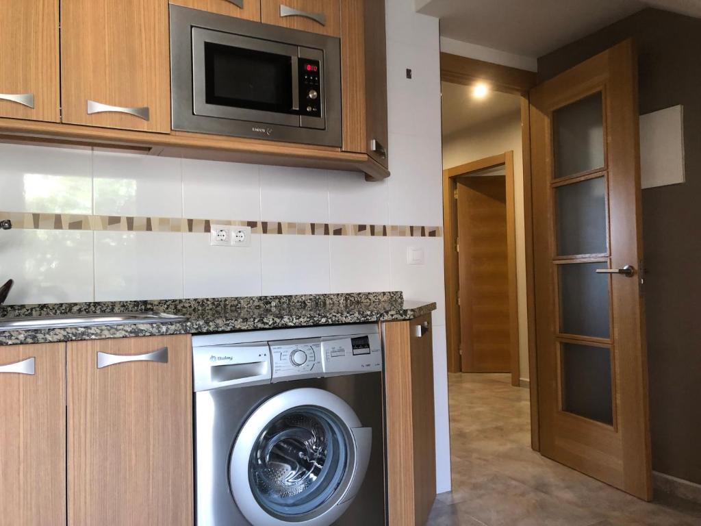 Kuchyň nebo kuchyňský kout v ubytování Casa Candelaria