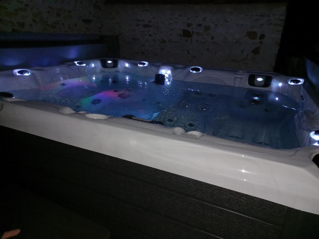 Zdjęcie z galerii obiektu GITE ENTRE TERRES ET VIGNES à la ferme avec SPA privatif en CHAMPAGNE à une heure de Paris w mieście Châtillon-sur-Morin