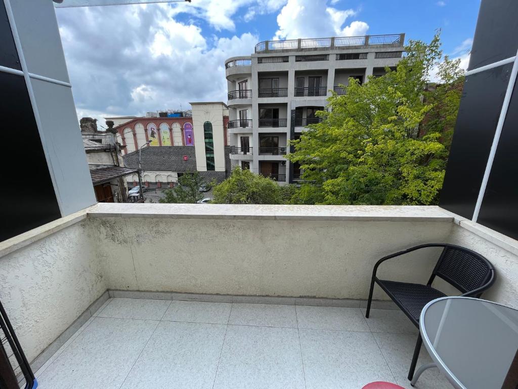 Balkón nebo terasa v ubytování Hotel Goldenera