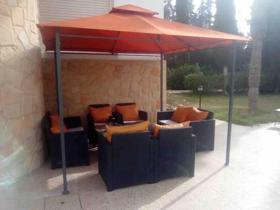 Posezení v ubytování Villa piscine Agadir