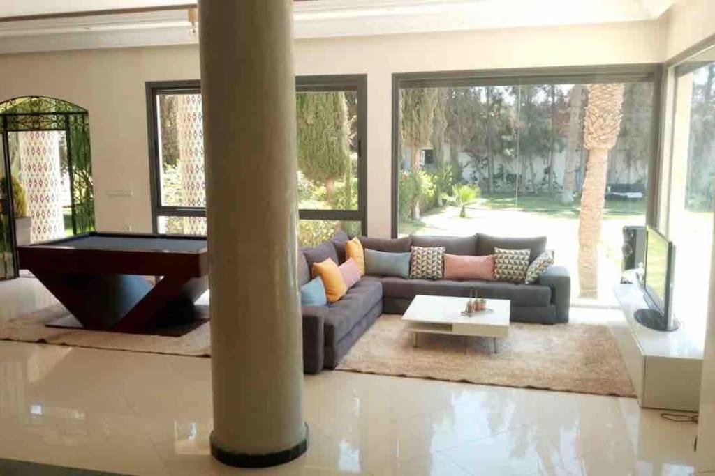 Posezení v ubytování Villa piscine Agadir