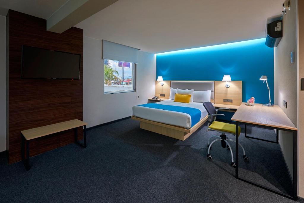 City Express by Marriott Suites Toluca - Sala De Reina Superior Con Cama Con Sofá