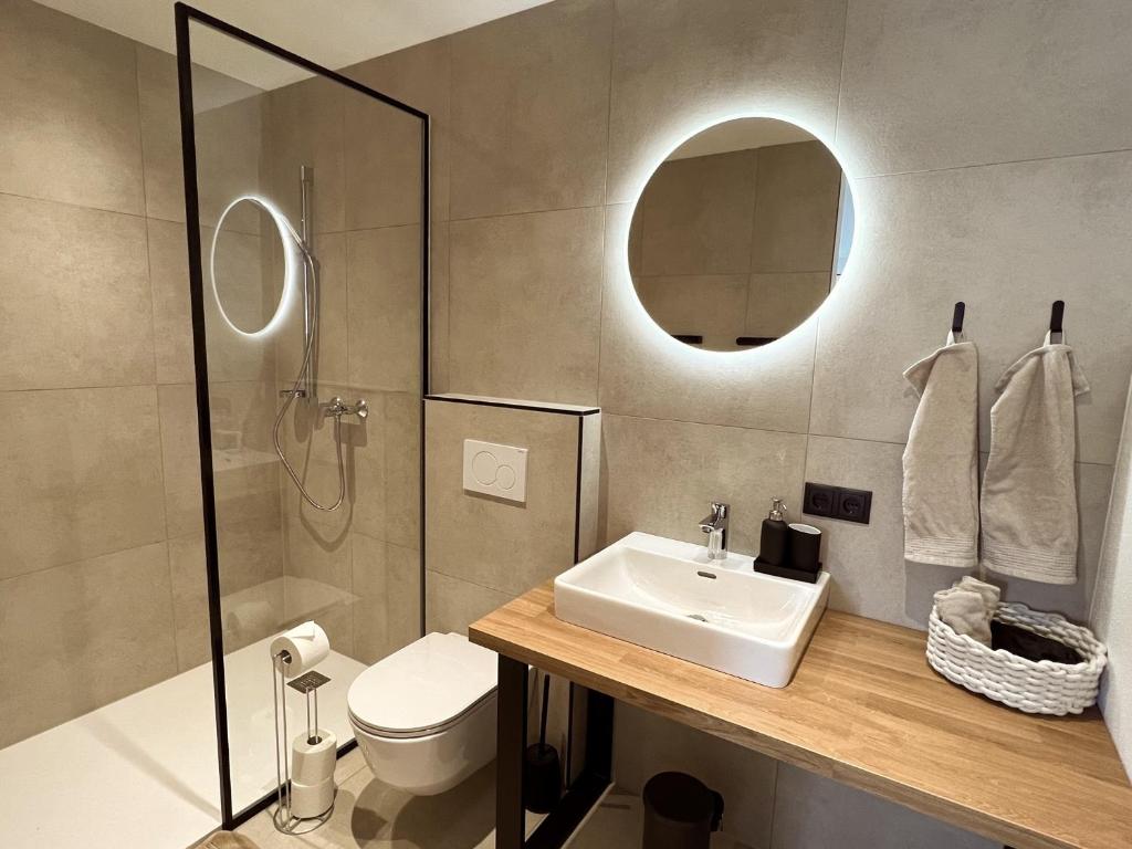 Koupelna v ubytování Ferienwohnung Natters - Your vacation base