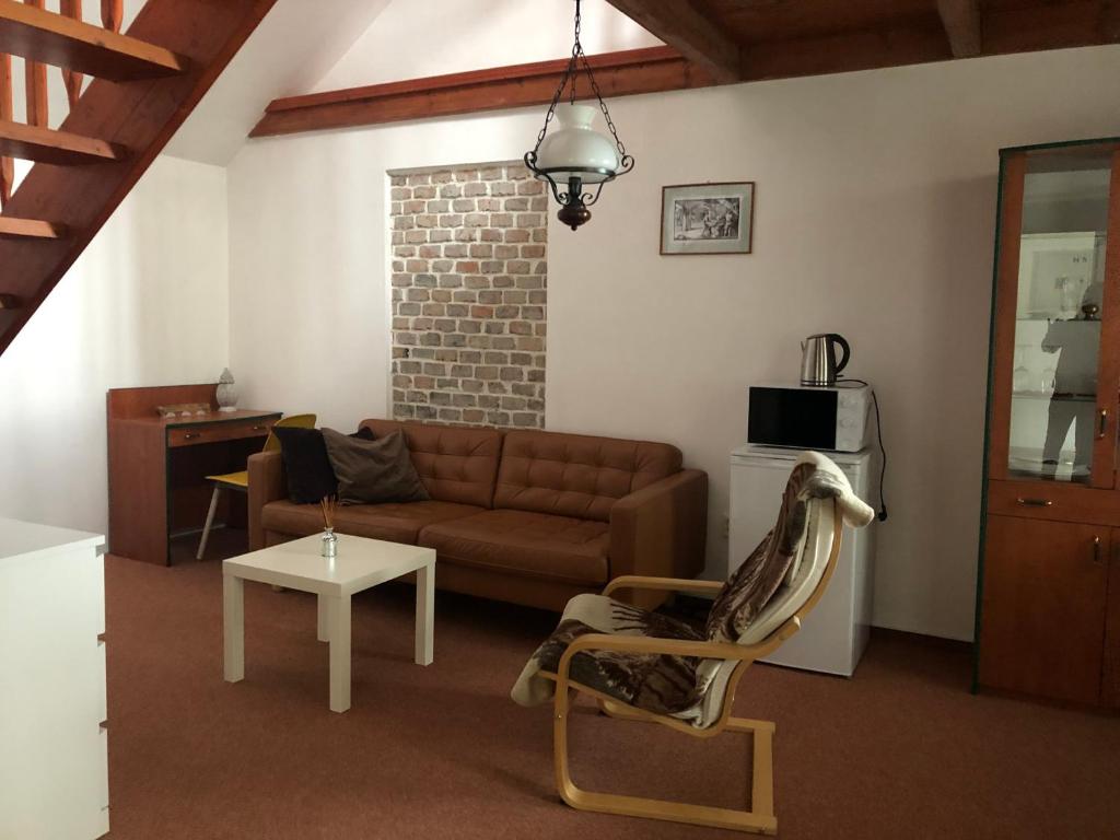 Posezení v ubytování Apartman Reduta