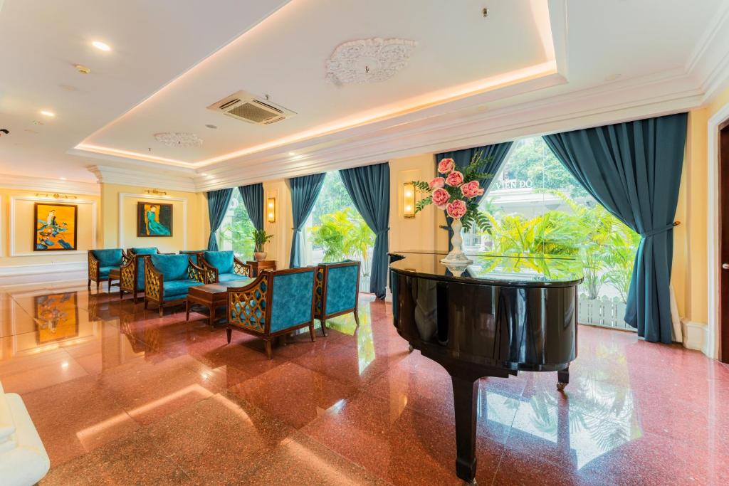 Posezení v ubytování Tran Vien Dong Hotel