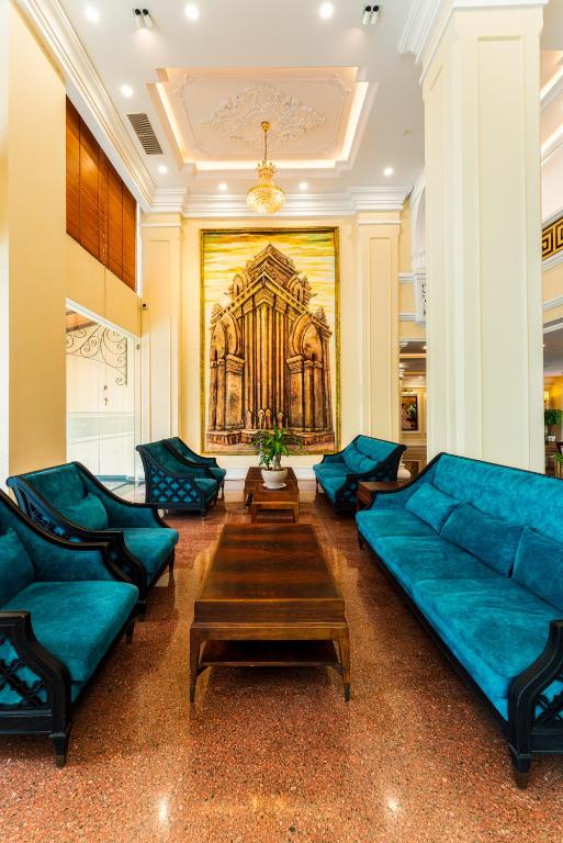 Posezení v ubytování Tran Vien Dong Hotel