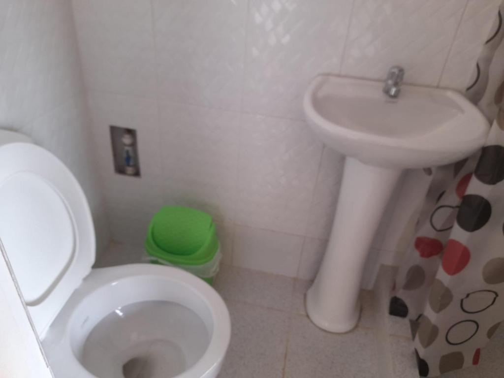 Koupelna v ubytování CASA ALVAREZ